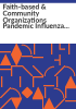 Faith-based___community_organizations_pandemic_influenza_preparedness_checklist
