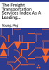 The_freight_Transportation_Services_Index_as_a_leading_economic_indicator