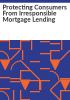 Protecting_consumers_from_irresponsible_mortgage_lending